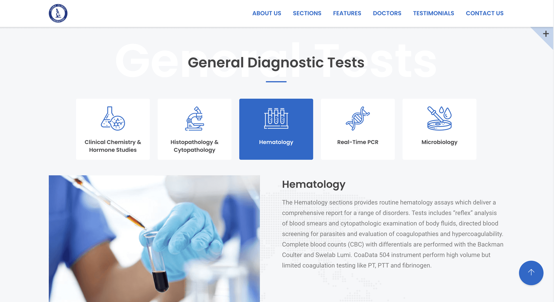 State-of-the-Art Medical Laboratory Web Portal - Image 2